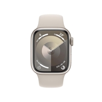 Apple Watch Series 9 (GPS + Cellular) 41mm Aluminiumgehäuse polarstern,  Sportband polarstern,  M/L
