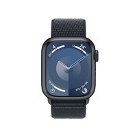 Apple Watch Series 9 (GPS + Cellular) 45 mm Aluminiumgehäuse Mitternacht,  Sportband Mitternacht Loop