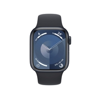 Apple Watch Series 9 (GPS + Cellular) 45mm Aluminiumgehäuse mitternacht,  Sportband mitternacht M/L