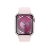 Apple Watch Series 9 (GPS + Cellular) 45mm Aluminiumgehäuse pink,  Sportband pink M/L