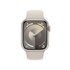 Apple Watch Series 9 (GPS + Cellular) 45mm Aluminiumgehäuse polarstern,  Sportband polarstern M/L