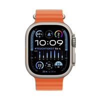 Apple Watch Ultra 2 (GPS + Cellular) 49mm Titaniumgehäuse,  Ocean Armband orange
