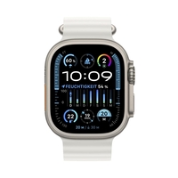 Apple Watch Ultra 2 (GPS + Cellular) 49mm Titaniumgehäuse,  Ocean Armband weiß
