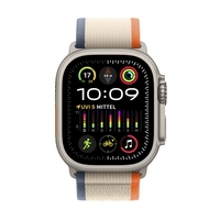 Apple Watch Ultra 2 (GPS + Cellular) 49mm Titaniumgehäuse,  Trail Loop orange/beige,  M/L