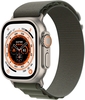 Apple Watch Ultra (GPS + Cellular) 49mm Titaniumgehäuse,  Apline Loop grün (Größe Large)