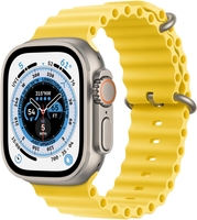Apple Watch Ultra (GPS + Cellular) 49mm Titaniumgehäuse,  Ocean Armband gelb