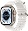 Apple Watch Ultra (GPS + Cellular) 49mm Titaniumgehäuse,  Ocean Armband weiß