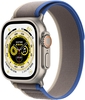 Apple Watch Ultra (GPS + Cellular) 49mm Titaniumgehäuse,  Trail Loop grau / blau (Größe M/L)