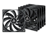 Arctic F12 Schwarz 5er-Pack - 120 mm