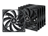 Arctic F12 Schwarz 5er-Pack - 120 mm