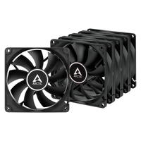 Arctic F9 Schwarz (5er-Pack) - 92 mm