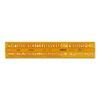 ARISTO Zeichenschablone Aristo Schriftschablone 7mm gelb-transparent