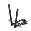 ASUS PCE-AX3000 Dual-Band PCI-E WiFi 6 (802.11ax). Unterstützung für 160MHz,  Bluetooth 5.0,  WPA3-Netzwerksicherheit