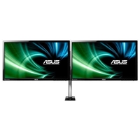 ASUS VG248QE 3D LED-Monitor (24") 61 cm + ARCTIC Z2 Dual-Monitorarm Bundle