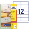 AVERY Zweckform Adress-Etiketten Adress-Etik.Transp.99, 1x42, 3 99, 1 x 42, 3 mm Transparent