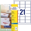 AVERY Zweckform Adressetiketten J8160-25 weiß 63, 5 x 38, 1 mm - 525 Stück