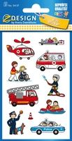 AVERY Zweckform Aufkleber Sticker Feuerwehr Feuerwehr
