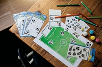 AVERY Zweckform Aufkleber Sticker Fußball Fussball