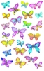 AVERY Zweckform Aufkleber Sticker Schmetterling Schmetterlinge