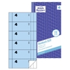 AVERY Zweckform Bonblock Bonbuch , blau,  KP 834 10, 5 x 19, 8 cm 2x 50 Blätter