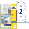 AVERY Zweckform CD-Etiketten CD-Etiketten, 117mm 50St C9660-25 weiß