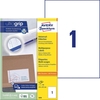 AVERY Zweckform Etiketten 3478 weiß 210, 0 x 297, 0 mm - 100 Stück