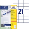 AVERY Zweckform Etiketten 3652 weiß 70, 0 x 42, 3 mm - 2.100 Stück