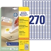 AVERY Zweckform Etiketten L4730REV-25 weiß 17, 8 x 10, 0 mm - 8.000 Stück