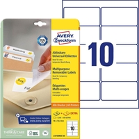 AVERY Zweckform Etiketten L4744REV-25 weiß 96, 0 x 50, 8 mm - 300 Stück