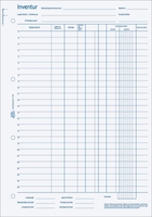 AVERY Zweckform Inventurbücher Inventurbuch Inventurbuch A4 50Bl 1101 DIN A4 1x 50 Seiten