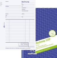 AVERY Zweckform Kassenformulare Rechnung Rechnung A5 Rc.,  KP 1230 DIN A5 1x 100 Seiten