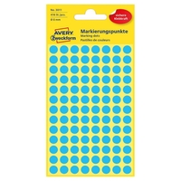 AVERY Zweckform Klebepunkte 3011 Ø 8, 0 mm - blau