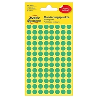 AVERY Zweckform Klebepunkte 3012 grün Ø 8, 0 mm