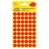 AVERY Zweckform Klebepunkte 3147 Ø 12, 0 mm leuchtrot - 270 Stück