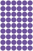 AVERY Zweckform Klebepunkte Markierungsp.Ø 12mm violett Ø 12, 0 mm Violett