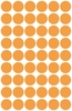 AVERY Zweckform Klebepunkte Markierungsp.leuchtorange 12mm Ø 12, 0 mm Orange