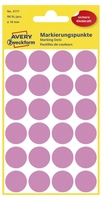 AVERY Zweckform Klebepunkte Markierungspunkte rosa Ø 18mm Ø 18, 0 mm Rosa