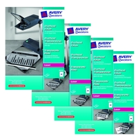 AVERY Zweckform Laserfolien AVERY Laserfolie A4 3552 Transparent