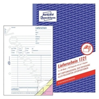 Avery Zweckform Lieferschein mit Empfangsschein A5 - 3x40 Blatt