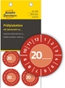 AVERY Zweckform Prüfplaketten Prüfplaketten/Jahreszahl 20__ 30, 0 x 30, 0 mm Rot