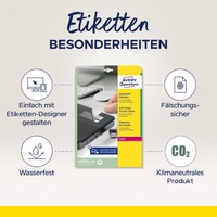 AVERY Zweckform Sicherheits-Etiketten 45, 7 x 21, 2 mm weiß