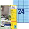 AVERY Zweckform Universaletiketten 3449 70, 0 x 37, 0 mm Blau