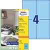 AVERY Zweckform Universaletiketten 3457 105, 0 x 148, 0 mm Blau