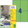 AVERY Zweckform Universaletiketten 3458 105, 0 x 148, 0 mm Grün