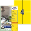 AVERY Zweckform Universaletiketten 3459 105, 0 x 148, 0 mm Gelb