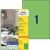 AVERY Zweckform Universaletiketten 3472 210, 0 x 297, 0 mm Grün