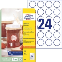 AVERY Zweckform Universaletiketten 5080 40, 0 x 40, 0 mm weiß