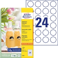 AVERY Zweckform Universaletiketten 5082 40, 8 x 40, 3 mm weiß