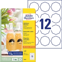 AVERY Zweckform Universaletiketten 5083 61, 0 x 60, 3 mm weiß