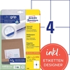 AVERY Zweckform Universaletiketten 6120 105, 0 x 148, 0 mm weiß